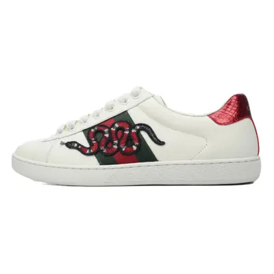 (EUR SIZE 40) GUCCI Bee Embroidered Fashion Board Shoes P360