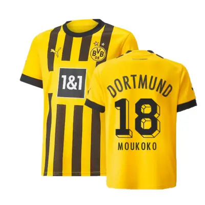 (XSB) Borussia Dortmund Home Shirt (Kids) (MOUKOKO 18)