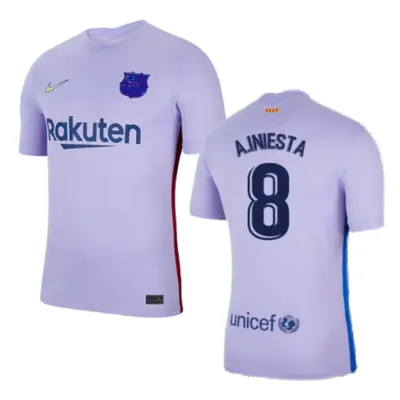 (XXL) Barcelona Away Shirt (A.INIESTA 8)