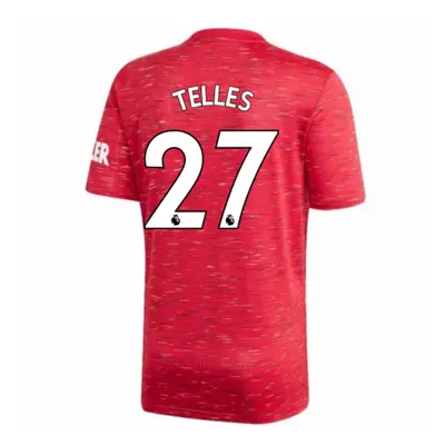 (M) Man Utd Adidas Home Football Shirt (TELLES 27)