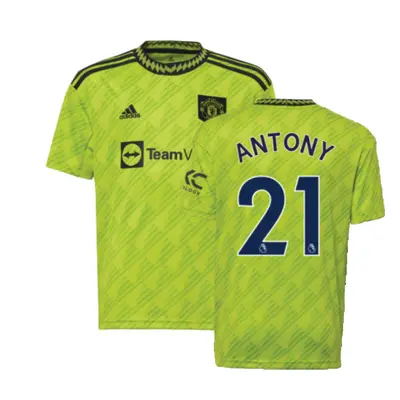 (XXL) Man Utd Third Shirt (Kids) (ANTONY 21)