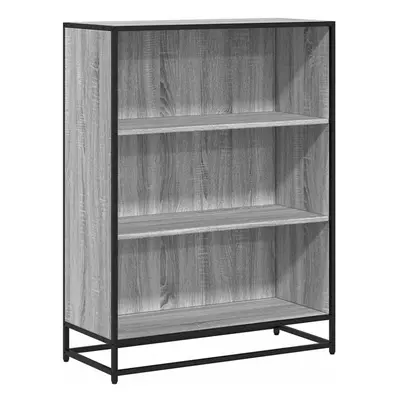 (grey sonoma, 80.5 cm) vidaXL Book Cabinet Brown Oak 60x35x107.5 cm Engineered Wood bookcase