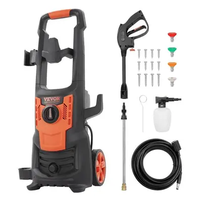 Vevor D2150PSI18GPM1EMNV1 Electric Pressure Washer, PSI, Max. 1.8 GPM, 1800W Power Washer with f