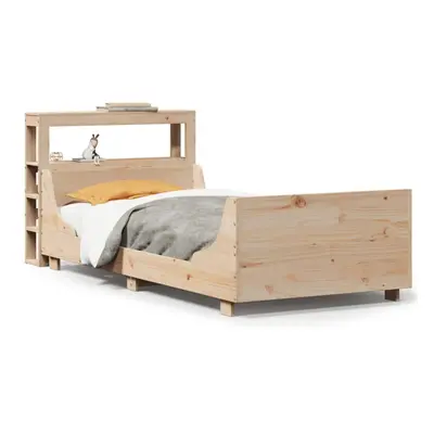 (natural, x cm) vidaXL Bed Frame with Headboard Bed Base Bedstead 200x200 cm Solid Wood Pine