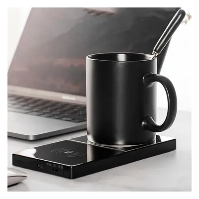 Multifunction Degree Constant Temperature Heating Cup Warmer Pad USB Wireless Induction Charger 