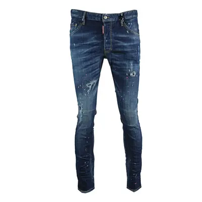 Dsquared2 Skater Jean Distressed Paint Effect Jeans