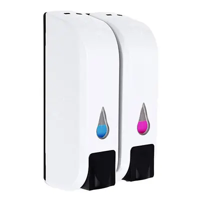 (Double) Wall Mounted Bathroom Shower Soap Dispenser Body Lotion Shampoo Liquid Soap