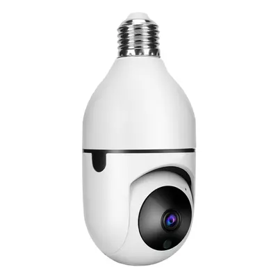 2MP WIFI PTZ Security Camera Wireless Bulb Camera with E27 Bulb Connector Infrared Night Vision 