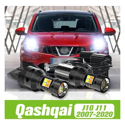 (2Pcs J10) Nissan Qashqai J10-11 DRL Dual Mode LED Turn Signal+Daytime Running Light