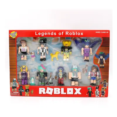 (6# Legend of Roblox-With Box) Roblox Game Figma Oyuncak Champion Robot Mermaid Playset Action M