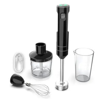 Cordless Variable Speed Hand Blender, Immersion Blender Rechargeable, with Type-C Cable, 500ml C