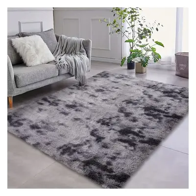 (as the picture, 140*200cm) "non-slip Nordic Silk Wool Living Room Carpet - Easy Care, Dirt-resi