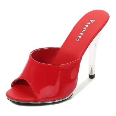 (red, 42) Women's Sexy Heels Sandals 11cm High Fashion Heels Girls Shoe Slipper Summer Sandals