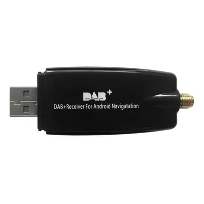 (black) Dab+009 Dab Box Digital Radio Antenna Tuner Fm Transmission Usb Powered For Car Radio An