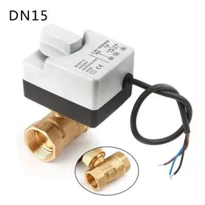 (DN15) Ac220v Way Wires Motorized Ball Valve Electric Actuator With Manual Switch