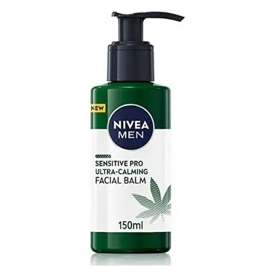 NIVEA MENÂ SensitiveÂ ProÂ Ultra Calming Facial Balm (150 ml), Aftershave Balm Enriched with Hem