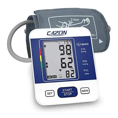 CAZON Blood Pressure Monitor Upper Arm Digital BP Machine for Home Use & Pulse Rate Detection Me