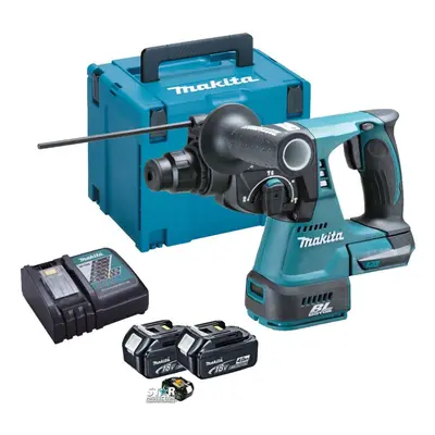 Makita DHR242RMJ 18v LXT Li-Ion Mode SDS Rotary Hammer Drill, 2x4.0ah +Charger