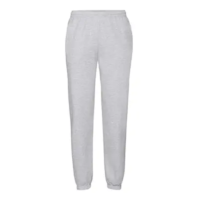 (3XL, Heather Grey) Fruit Of The Loom Mens Premium 70/30 Elasticated Jog Pants / Jogging Bottoms