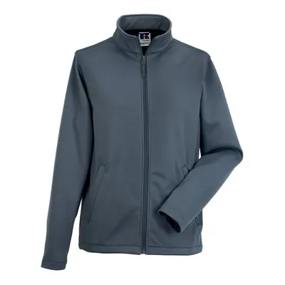 (L, Convoy Grey) Russell Mens Smart Soft Shell Jacket