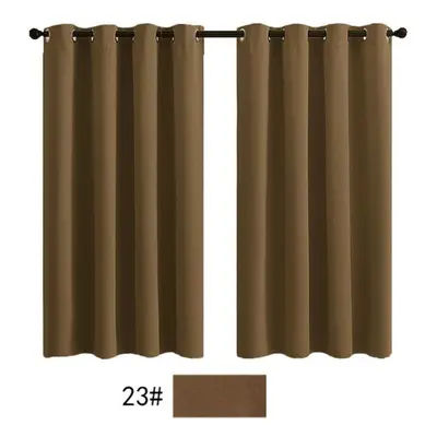 (coffee, 168*183cm) Roman Modern Semi-blackout Curtain Curtains Kitchen Window Bedroom Curtains 