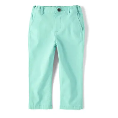 The Children's Place Baby Boy's and Toddler Stretch Skinny Chino Pants Mellow Aqua 4T