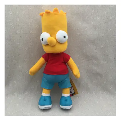 (Son 37CM) Simpson Family Plush Doll for Kids Soft Plush Toys Cuddly Collectable Birthday Christ