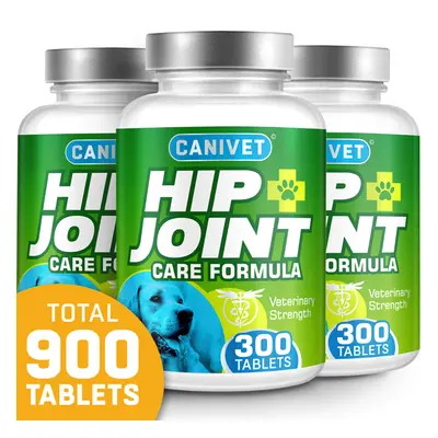 (900 Tablets (in tubs)) CANIVET Joint Supplements For Dogs - With Glucosamine and Chondroitin