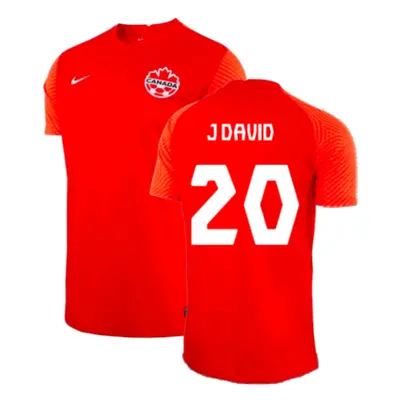 (XXL) Canada Home Shirt (J David 20)