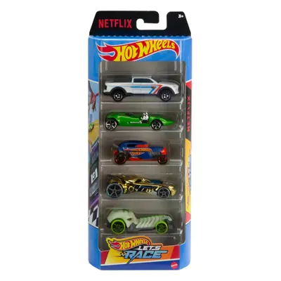 Hot Wheels 1:64 Scale Toy Cars 5-Pack of Die-Cast Vehicles from The N