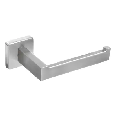 (Silver) Stainless Steel Toilet Paper Holder Storage Shelf Wall Mounted Bathroom Rack