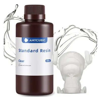 ANYCUBIC 3D Printer Resin 405nm SLA UV-Curing Resin with High Precision and Quick Curing & Excel