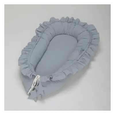 (C) Newborn Baby Pod Nest Ruffle Cocoon Bed Cushion