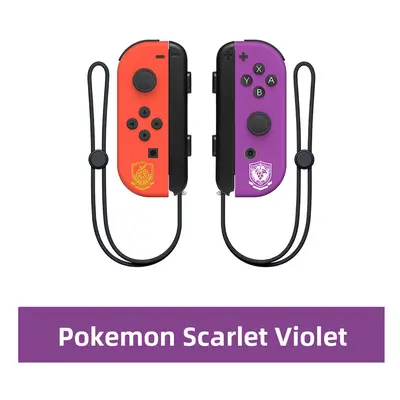 (Scarlet Violet) Joy Pad Con Joycons Wireless Controller L/R Controllers with Grip Support