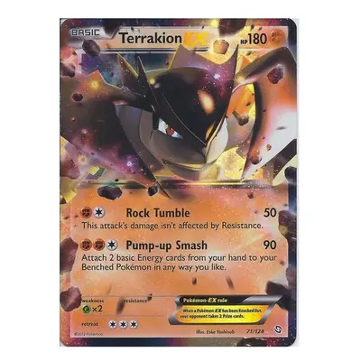 Pokemon - Terrakion-EX (71) - BW - Dragons Exalted - Holo