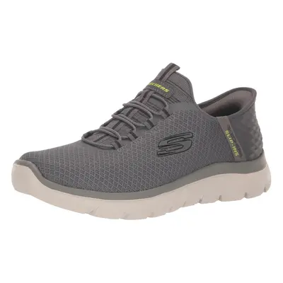 Skechers Men's Summits High Range Hands Free Slip-in Work Shoe Charcoal Wide