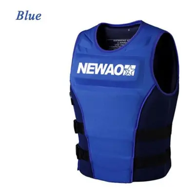 (blue, XXL) High Quality S-4xl Professional Life Jacket Adult Swiming Fishing Life Vest Water Sp