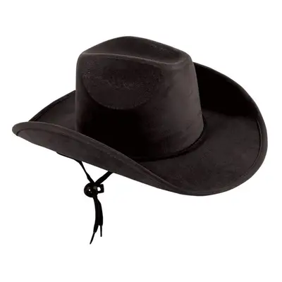 Forum Novelties Childs Suede Cowboy Hat, Black