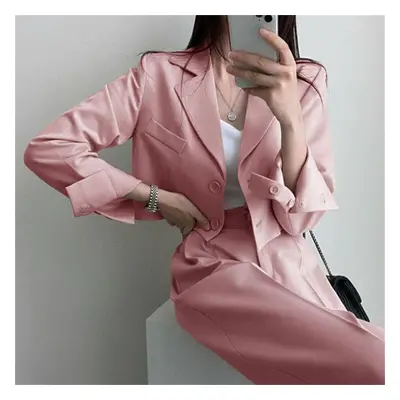 (pink, L) Look Stylish And Confident In This Fashionable And Petite-friendly Suit