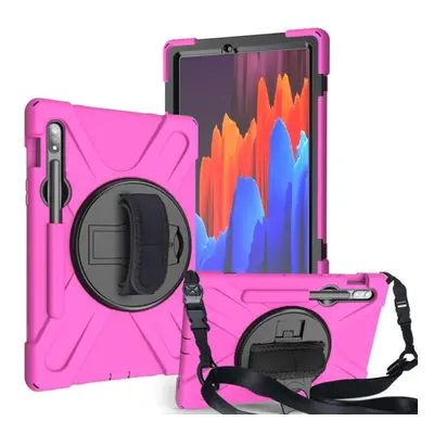 (hot pink, S7 S8 Plus 12.4inch) Case For Samsung Galaxy Tab S6 Lite 10.4 P610 P615 Heavy Duty Sh