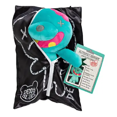 Deddy Bear Zombear 30cm Plush In Body Bag with Autopsy Report