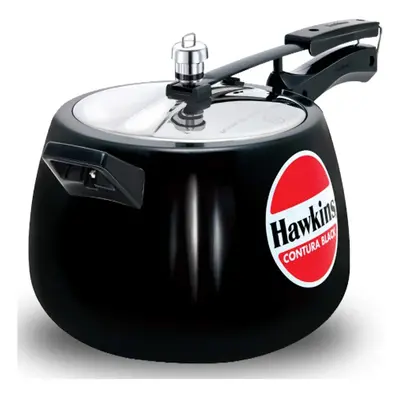 HAWKINS Pressure Cooker, Hard-Anodized Aluminum, Contura Black, 6.5-Liter