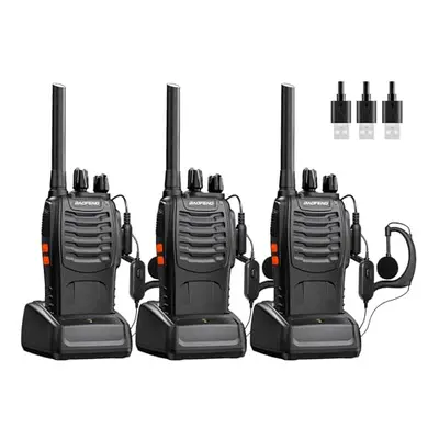 Walkie Talkies Long Range Rechargeable Walkie Talkie Set Portable Handheld 16Channels Two Way Ra