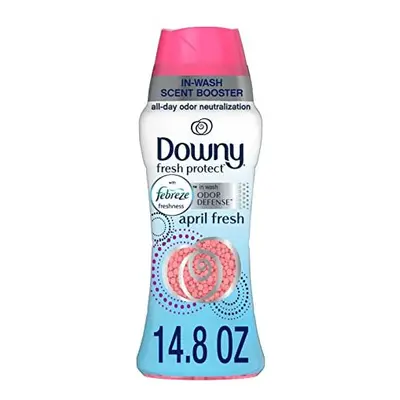 Downy Fresh Protect with Febreze, In-Wash Scent Beads, April Fresh, 14.8 oz