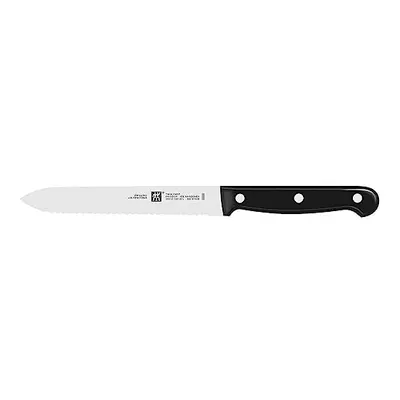 1002163 Utility Knife, Blade length: cm, Serrated blade, Special stainless steel/Plastic handle,