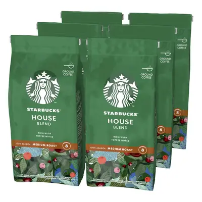 House Blend, Medium Roast, Ground Coffee 200g (Pack of 6)