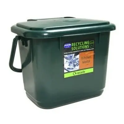 Addis Kitchen Compost Caddy, Dark Green