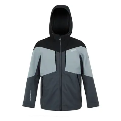 (5-6 Years, Seal Grey/Cloudy Grey/Black) Regatta Childrens/Kids Highton VI Waterproof Jacket