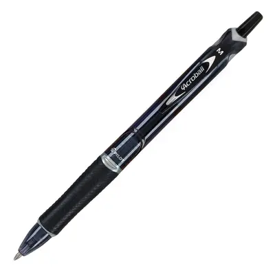 Pilot Acroball Pen.1mm Retractable Black Barrel/Ink