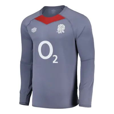 (L) England Rugby LS Relaxed Training Jersey O2 (Grey)